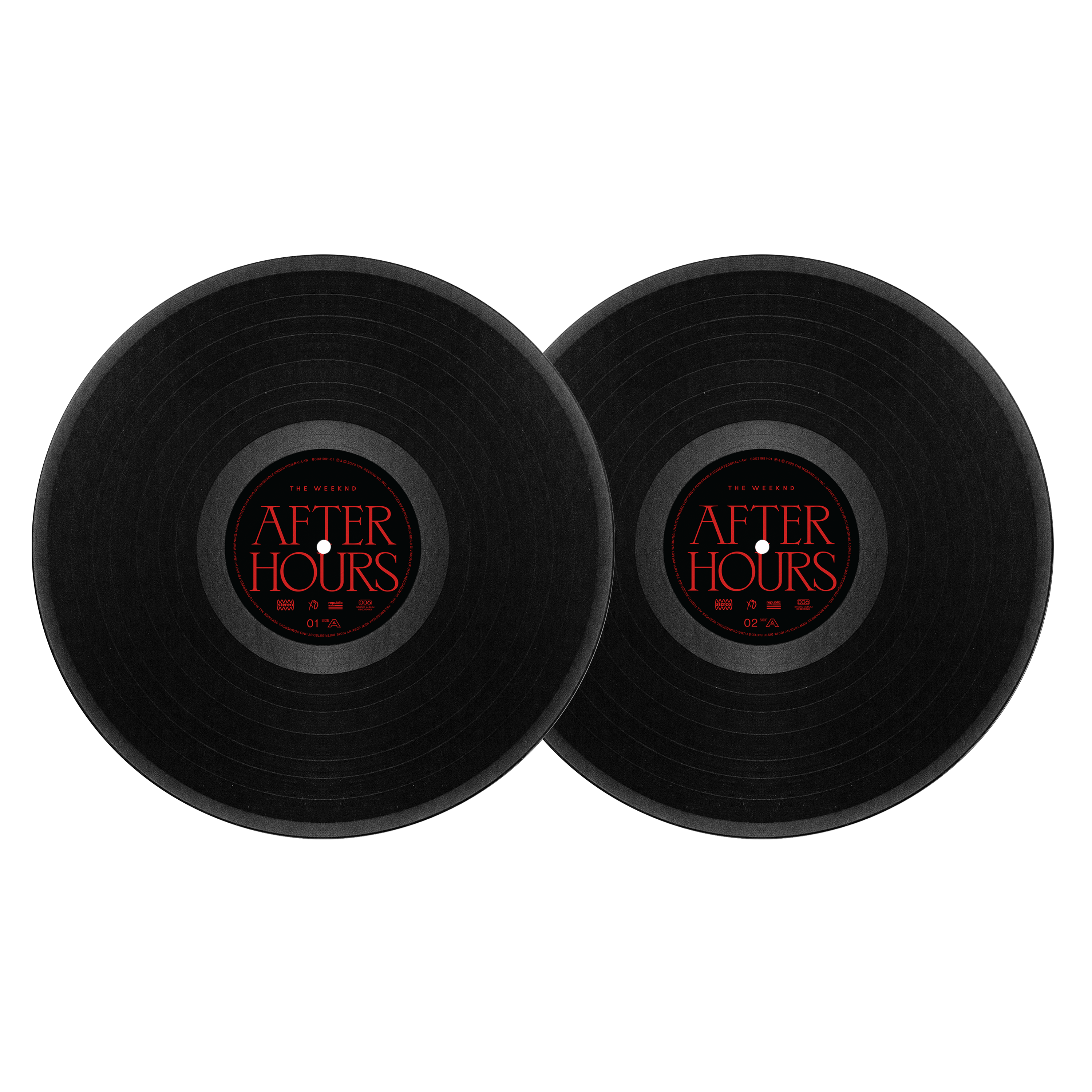 The Weeknd AFTER HOURS 2LP 2LP 411447