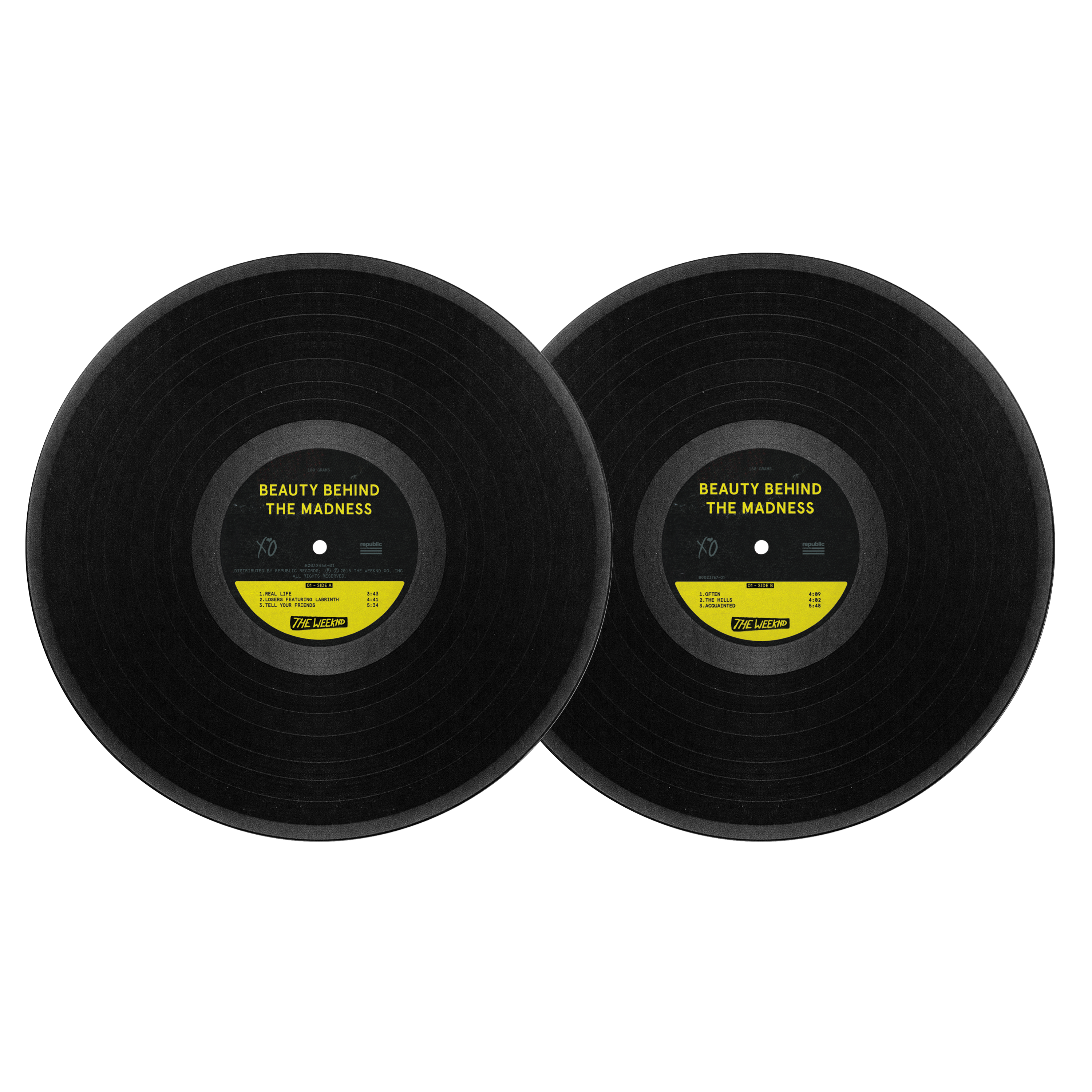 The Weeknd BEAUTY BEHIND THE MADNESS 2LP  BEAUTY BEHIND THE MADNESS 2LP 410939