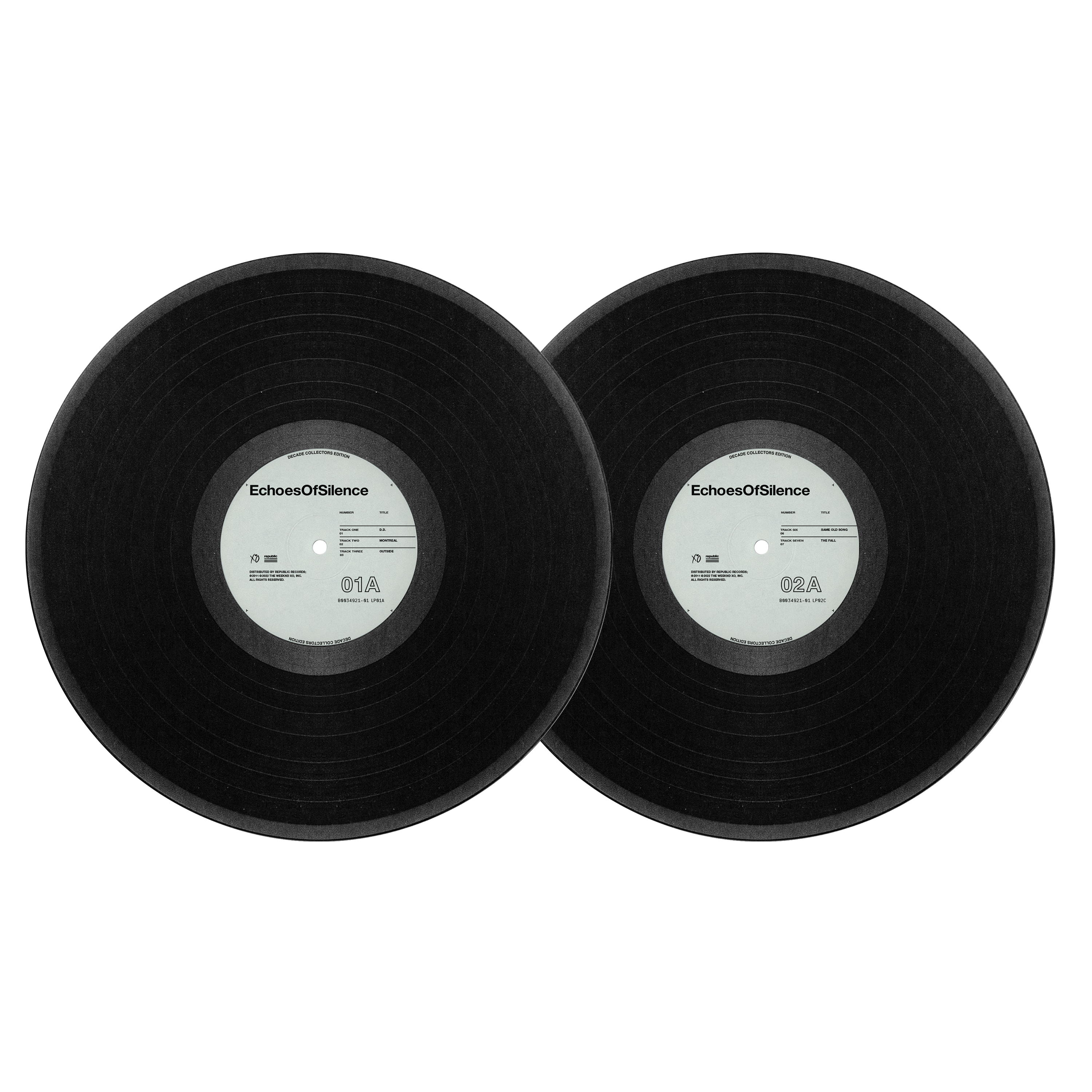 The Weeknd ECHOS OF SILENCE DECADE COLLECTOR’S EDITION 2LP ECHOES OF SILENCE (2LP) 410933
