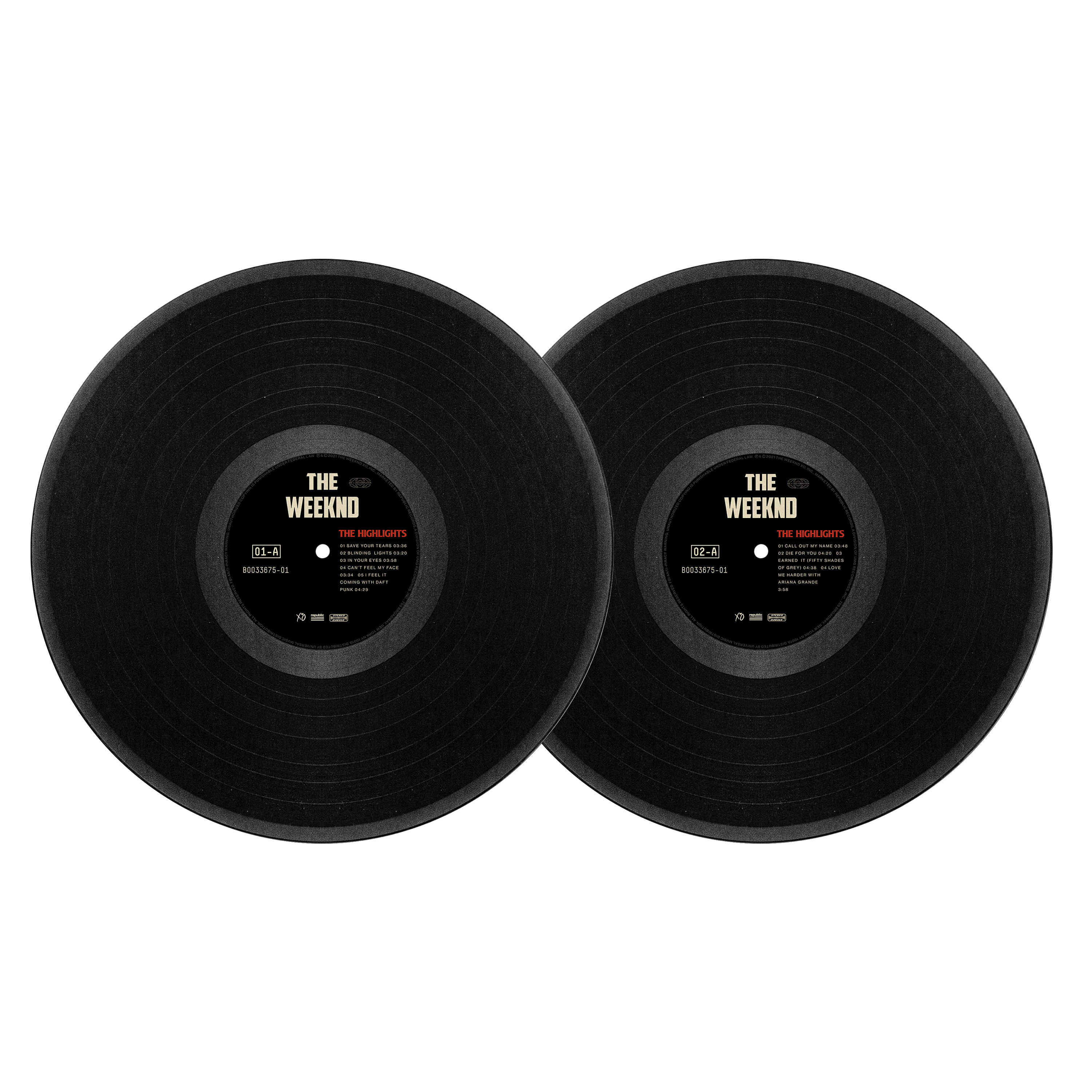 The Weeknd THE HIGHLIGHTS 2LP 2LP 410963