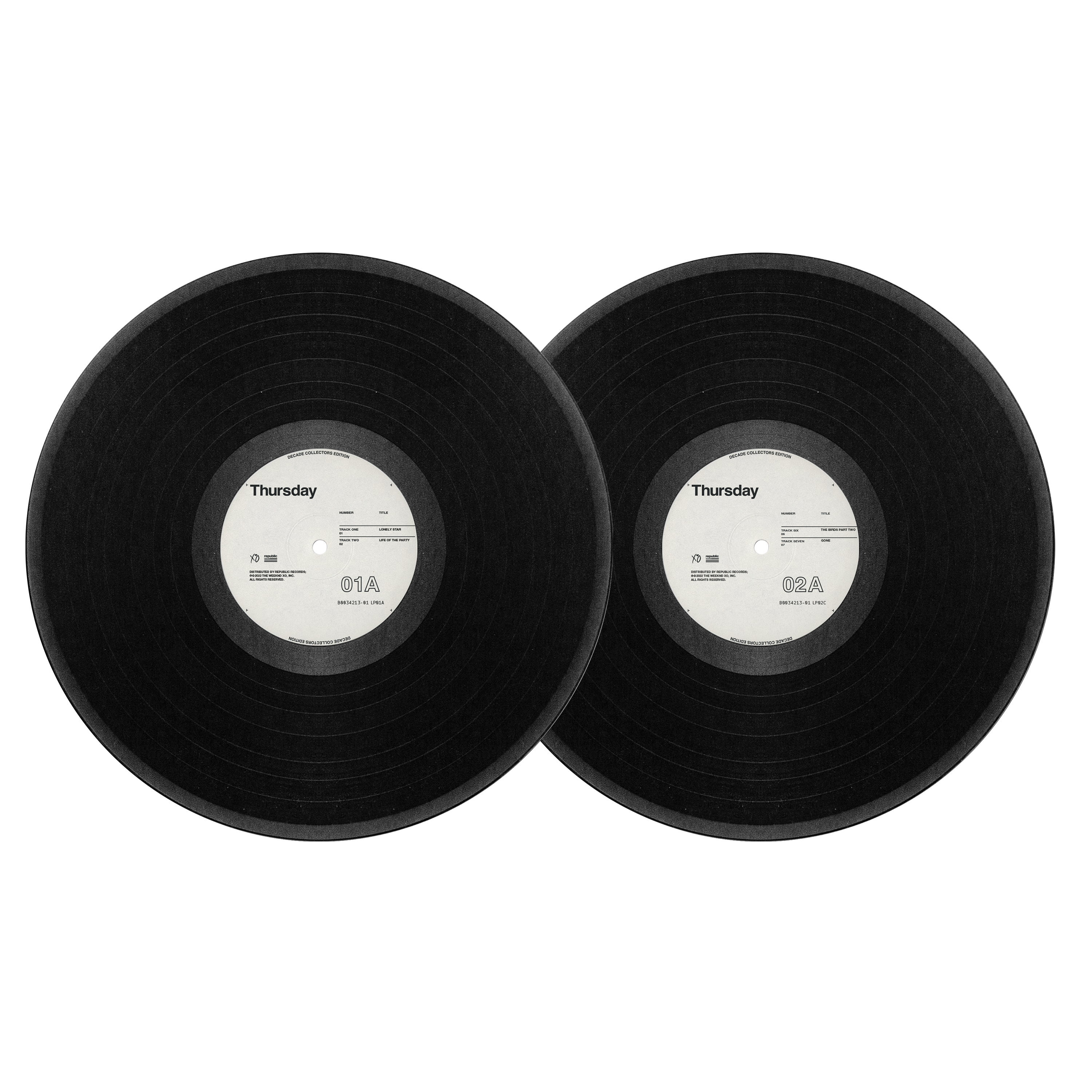 The Weeknd THURSDAY DECADE COLLECTOR’S EDITION 2LP THURSDAY 2LP 411455