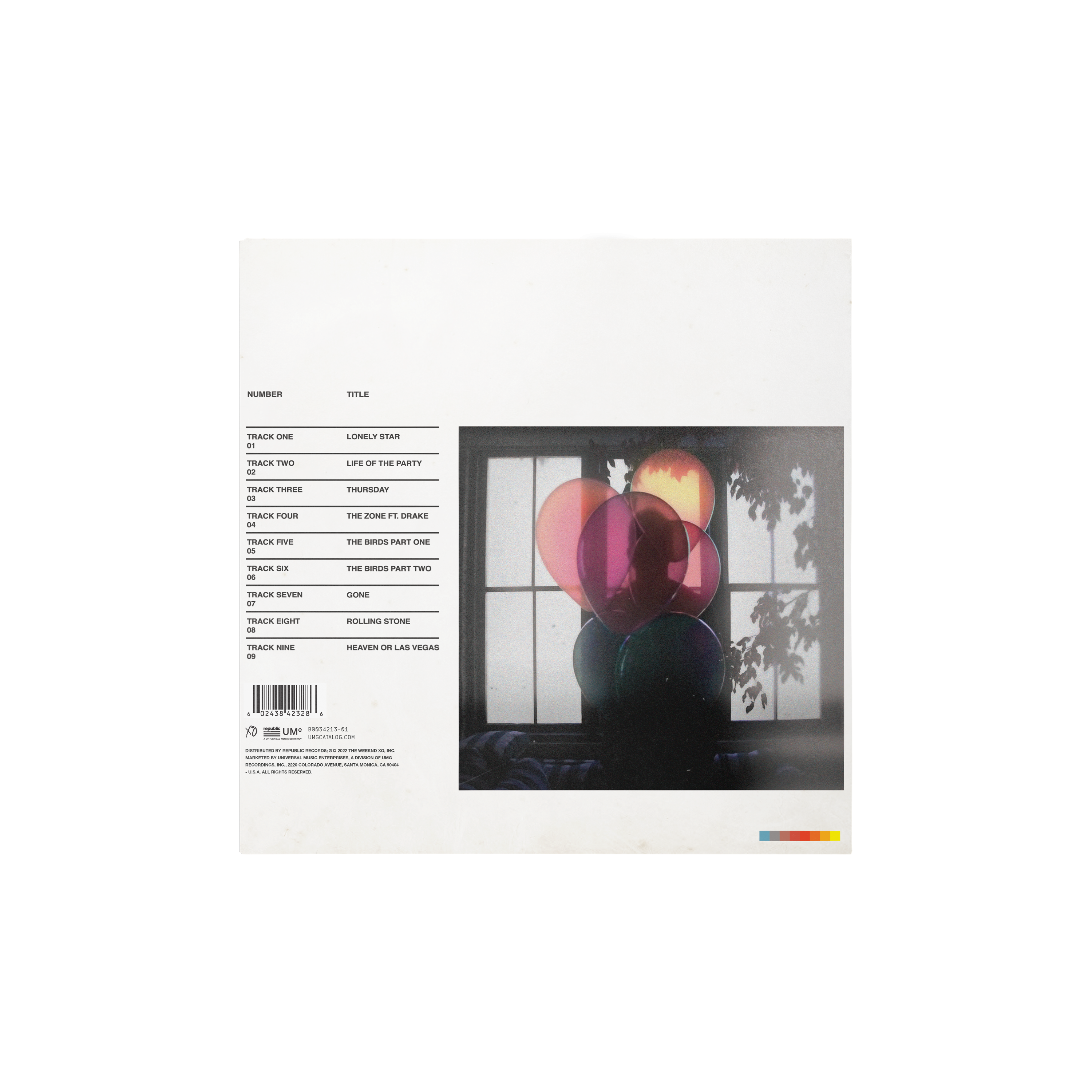 The Weeknd THURSDAY DECADE COLLECTOR’S EDITION 2LP THURSDAY 2LP 411457